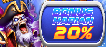 BONUS DEPOSIT HARIAN – Hingga 20%